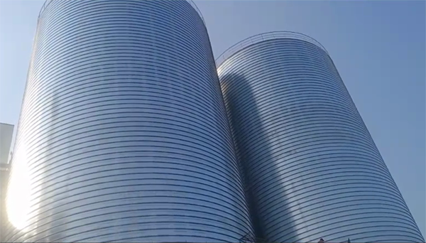 博山2座混凝土高架卷板仓